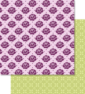 Ursus SCRAPB.PAPER 190G.12"x12",5BL.LOTTA MOT.119