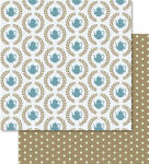 Ursus SCRAPB.PAPER 190G.12"x12",5BL.LOTTA MOT.120