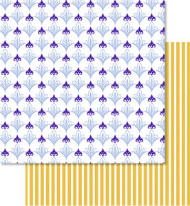 Ursus SCRAPB.PAPER 190G.12"x12",5BL.LOTTA2 MOT.135