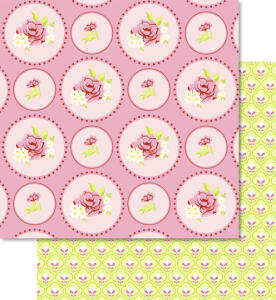 Ursus SCRAPB.PAPER 190G.12"x12",5BL.LOTTA2 MOT.138