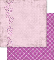 Ursus SCRAPB.PAPER 190G.12"x12",5BL.LIEBE,MOT.22