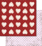 Ursus SCRAPB.PAPER 190G.12"x12",5BL.LIEBE,MOT.24