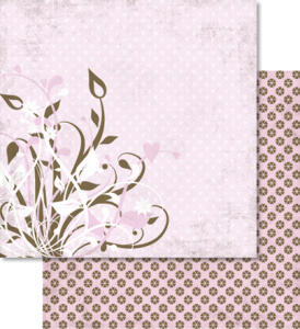 Ursus SCRAPB.PAPER 190G.12"x12",5BL.LIEBE,MOT.27