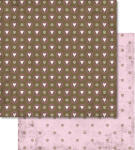Ursus SCRAPB.PAPER 190G.12"x12",5BL.LIEBE,MOT.30