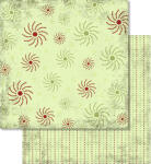 Ursus SCRAPB.PAPER 190G.12"x12",5BL.RETRO,MOT.35