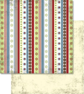 Ursus SCRAPB.PAPER 190G.12"x12",5BL.RETRO,MOT.40