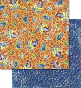 Ursus SCRAPB.PAPER 190G.12"x12",5BL.PARAD.OR.MOT.66
