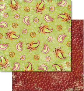 Ursus SCRAPB.PAPER 190G.12"x12",5BL.PARAD.GR.MOT.76