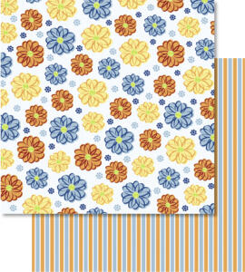 Ursus SCRAPB.PAPER 190G.12"x12",5BL.HARLEKIN,MOT.90