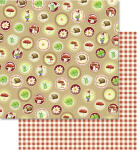 Ursus SCRAPB.PAPER 190G.12"x12",5BL.GLÜCKSP.MOT.98