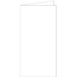 Ursus BRIEFKARTEN DIN LANG,HOCHDOPPELT,100ST.WEISS