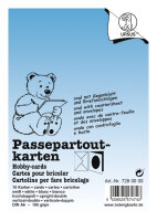 Ursus PASSEPARTOUTK./UMSCHL.DIN A6,OVAL,10P.WEISS