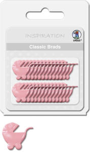 Ursus CLASSIC BRADS (4MM), KINDERWAGEN ROSA
