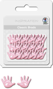 Ursus CLASSIC BRADS (4MM), HÄNDE RECHTS+LINKS ROSA