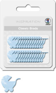 Ursus CLASSIC BRADS (4MM), KINDERWAGEN BLAU