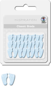 Ursus CLASSIC BRADS (4MM), FÜSSE RECHTS+LINKS BLAU
