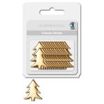 Ursus CLASSIC BRADS (4MM), WEIHNACHTSBÄUME GOLD