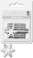 Ursus CLASSIC BRADS (4MM), SCHNEEFLOCKE SILBER