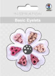 Ursus BASIC EYELETS ROUND 3MM,60ST.ROSA