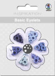 Ursus BASIC EYELETS ROUND 3MM,60ST.BLAU