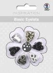 Ursus BASIC EYELETS ROUND 3MM,60ST.SCHWARZ