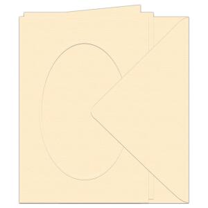 Ursus PASSEPARTOUTK./UMSCHL.DIN A6,OVAL,5P.CHAMOIS