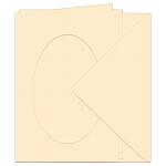 Ursus PASSEPARTOUTK./UMSCHL.DIN A6,OVAL,5P.CHAMOIS