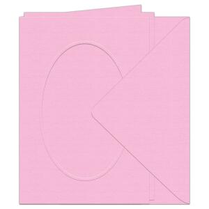 Ursus PASSEPARTOUTK./UMSCHL.DIN A6,OVAL,5P.ROSA