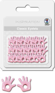 Ursus CLASSIC EYELETS 2-4MM,26ST.HÄNDE R+L.RO