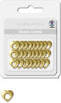 Ursus CLASSIC EYELETS 2-4MM,26ST.HERZEN1,GOLD
