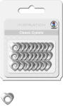 Ursus CLASSIC EYELETS 2-4MM,26ST.HERZEN1,SILB