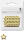 Ursus CLASSIC EYELETS 2-4MM,26ST.STERNE GOLD