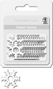 Ursus CLASSIC EYELETS 2-4MM,26ST.SCHNEEFL.WEI