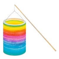 Ursus LATERNEN-BASTELSET 29 "REGENBOGEN STREIFEN"