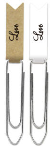 Ursus PAPER CLIPS "LOVE SCHWARZ"