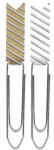 Ursus PAPER CLIPS "STREIFEN SILBER"
