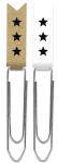 Ursus PAPER CLIPS "STERNE SCHWARZ"