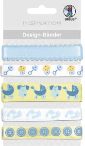 Ursus DESIGN-BÄNDER 90CM,5B.BABY JUNGE SORT.