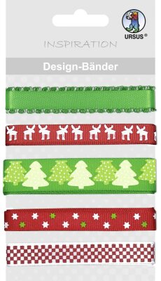 Ursus DESIGN-BÄNDER 90CM,5B.WEIHN.TRADIT.SORT.