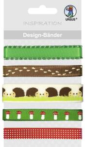 Ursus DESIGN-BÄNDER 90CM,5B.GLÜCKSPILZE 2 S.
