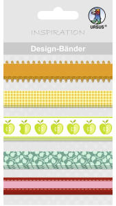 Ursus DESIGN-BÄNDER 90CM,5B.LOTTA 2 SORT.