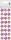 Ursus GLITTER STICKER "BLÜTEN",24ST.PINK