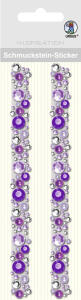Ursus SCHMUCKST.STICKER BORDÜREN "FANCY",2ST.VIOLET