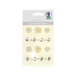 Ursus SCHMUCKST.STICKER "MEDAILLONS",8ST.SILBER