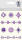 Ursus SCHMUCKST.STICKER "MEDAILLONS",8ST.VIOLETT