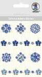 Ursus SCHMUCKST.STICKER "MEDAILLONS",8ST.BLAU