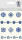 Ursus SCHMUCKST.STICKER "MEDAILLONS",8ST.BLAU