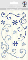 Ursus SCHMUCKST.STICKER "ORNAMENTE",8ST.BLAU