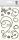 Ursus SCHMUCKST.STICKER "ORNAMENTE",8ST.SCHWARZ