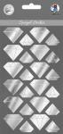 Ursus SPIEGEL-STICKER SILBER, DIAMANTEN, MOTIV 02